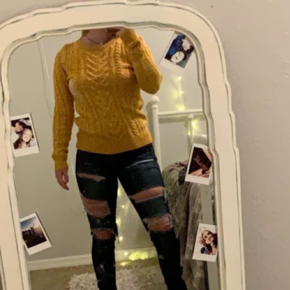 Brand new old navy yellow sweater